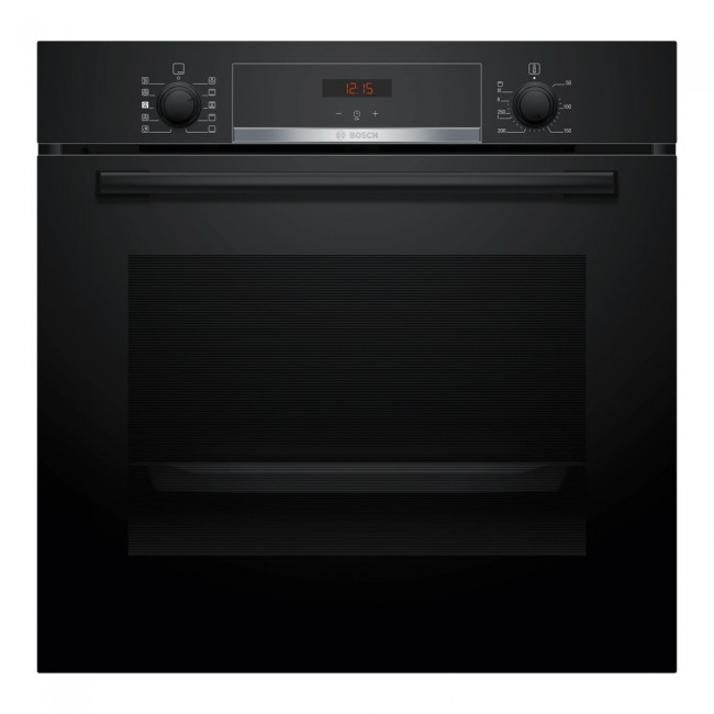 Series 4 Built-in oven with added steam function 60 x 60 cm Black