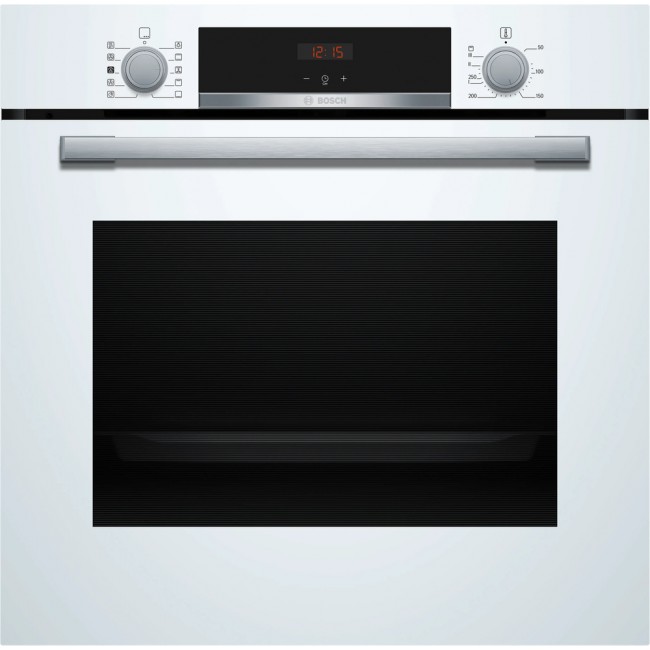 Series 4 Built-in oven with added steam function 60 x 60 cm White