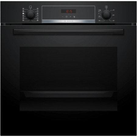 Series 4 Built-in oven with added steam function 60 x 60 cm Black