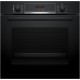 Series 4 Built-in oven with added steam function 60 x 60 cm Black