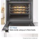 Series 4 Built-in oven with added steam function 60 x 60 cm Black