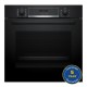 Series 4 Built-in oven with added steam function 60 x 60 cm Black