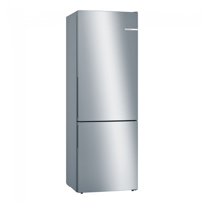 Series 6 Free-standing fridge-freezer with freezer at bottom 201 x 70 cm Stainless steel