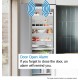 Series 2 Free-standing fridge-freezer with freezer at bottom 176 x 60 cm Stainless steel look