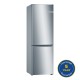 Series 2 Free-standing fridge-freezer with freezer at bottom 176 x 60 cm Stainless steel look