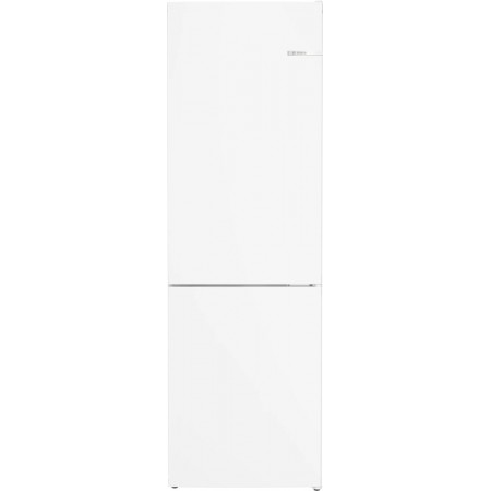 Series 4 Free-standing fridge-freezer with freezer at bottom 186 x 60 cm White, Total No Frost