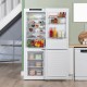 Series 4 Free-standing fridge-freezer with freezer at bottom 186 x 60 cm White, Total No Frost