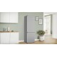 Series 4 Free-standing fridge-freezer with freezer at bottom 203 x 60 cm Stainless steel look