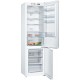 Series 4 Free-standing fridge-freezer with freezer at bottom 203 x 60 cm White, Total No Frost