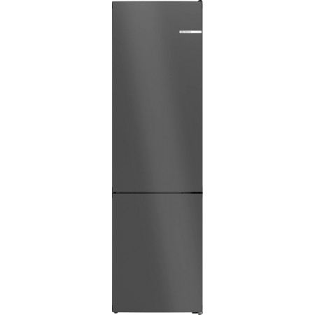 Series 4 Free-standing fridge-freezer with freezer at bottom 203 x 60 cm Cast Iron, Total No Frost