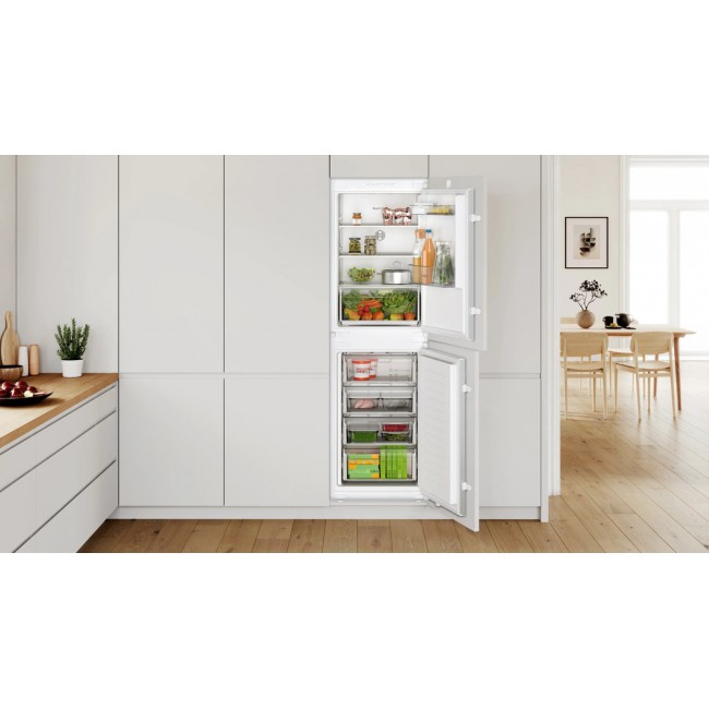 Series 2 Built-in fridge-freezer with freezer at bottom 177.2 x 54.1 cm sliding hinge