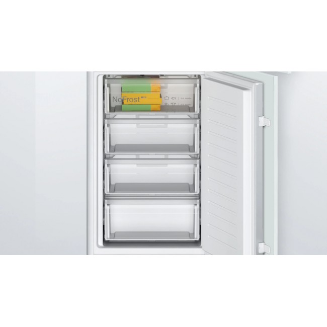 Series 2 Built-in fridge-freezer with freezer at bottom 177.2 x 54.1 cm sliding hinge