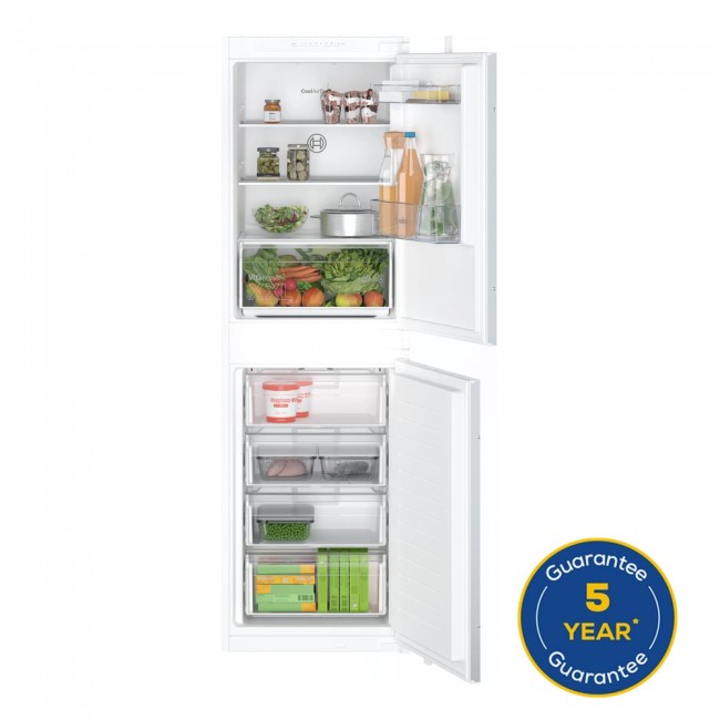 Series 2 Built-in fridge-freezer with freezer at bottom 177.2 x 54.1 cm sliding hinge