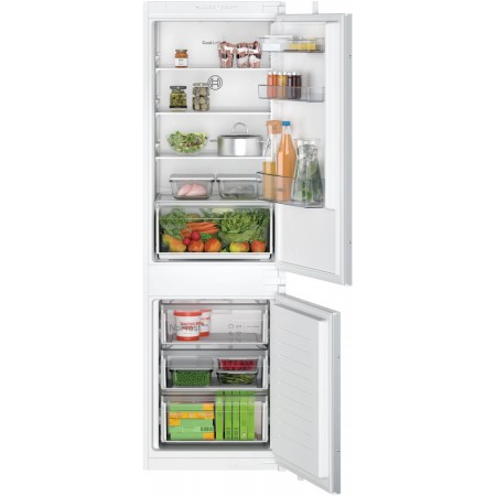 Series 2 Built-in fridge-freezer with freezer at bottom 177.2 x 54.1 cm sliding hinge