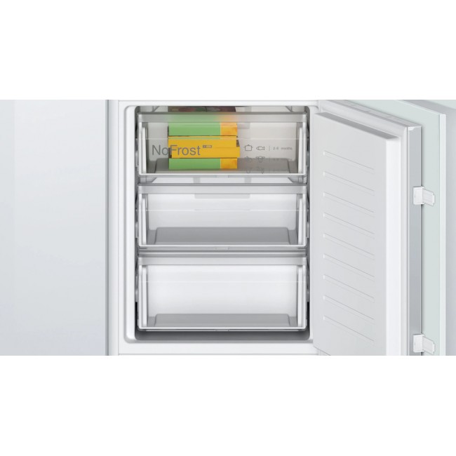 Series 2 Built-in fridge-freezer with freezer at bottom 177.2 x 54.1 cm sliding hinge