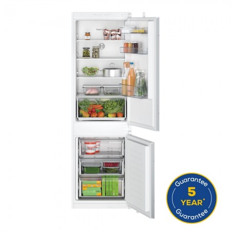 Series 2 Built-in fridge-freezer with freezer at bottom 177.2 x 54.1 cm sliding hinge