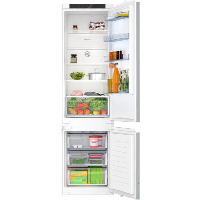 Series 2 Built-in fridge-freezer with freezer at bottom 193.5 x 54.1 cm sliding hinge