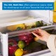 Series 2 Built-in fridge-freezer with freezer at bottom 193.5 x 54.1 cm sliding hinge