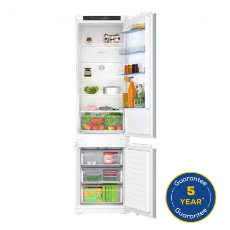 Series 2 Built-in fridge-freezer with freezer at bottom 193.5 x 54.1 cm sliding hinge