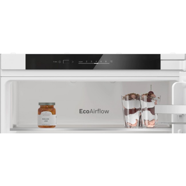 Series 4 Built-in fridge-freezer with freezer at bottom 177.2 x 54.1 cm sliding hinge