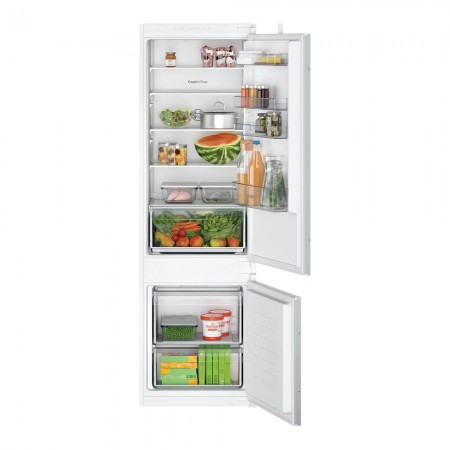 Series 2 Built-in fridge-freezer with freezer at bottom 177.2 x 54.1 cm sliding hinge