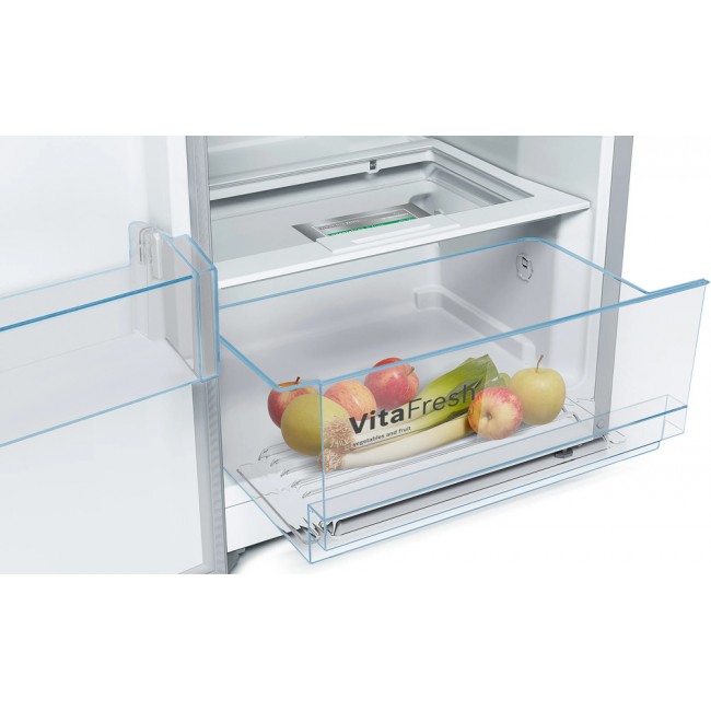 Series 4 Free-standing fridge 186 x 60 cm Stainless steel look