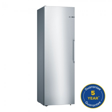 Series 4 Free-standing fridge 186 x 60 cm Stainless steel look