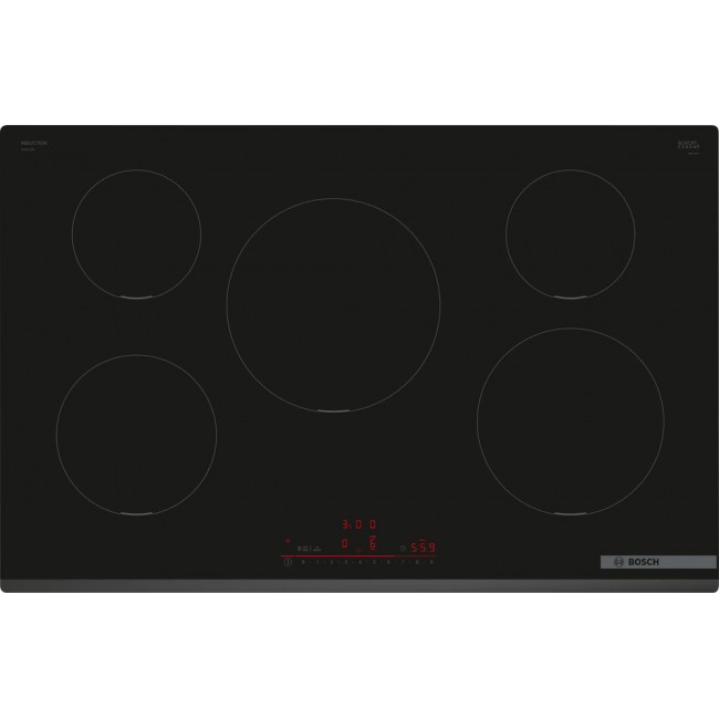 Series 6 Induction hob 80 cm surface mount without frame