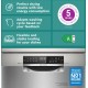 Series 6 Free-standing dishwasher 60 cm Brushed steel anti-fingerprint
