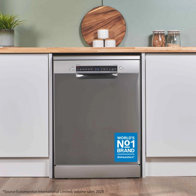 Series 6 Free-standing dishwasher 60 cm Brushed steel anti-fingerprint