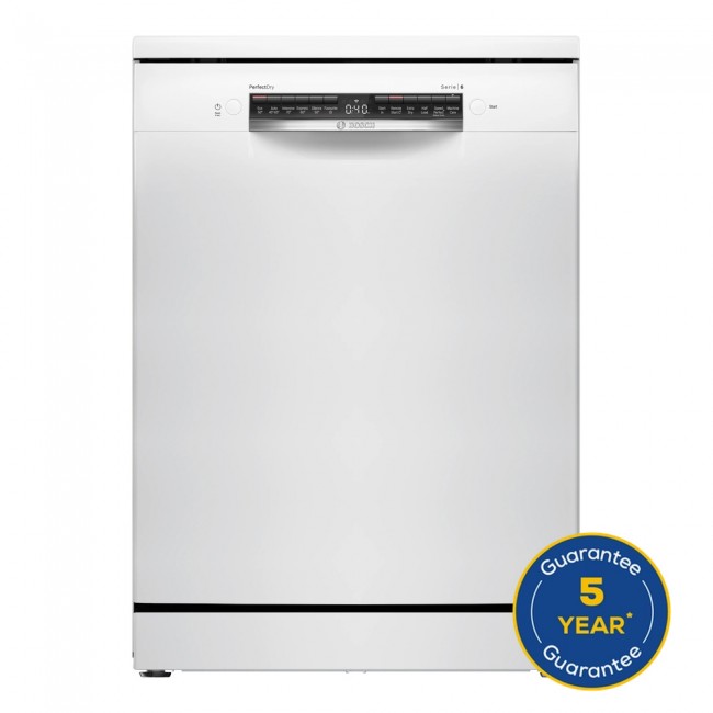 Series 6 Free-standing dishwasher 60 cm White