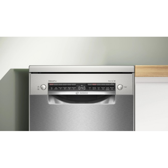 Series 4 Free-standing dishwasher 45 cm Brushed steel anti-fingerprint