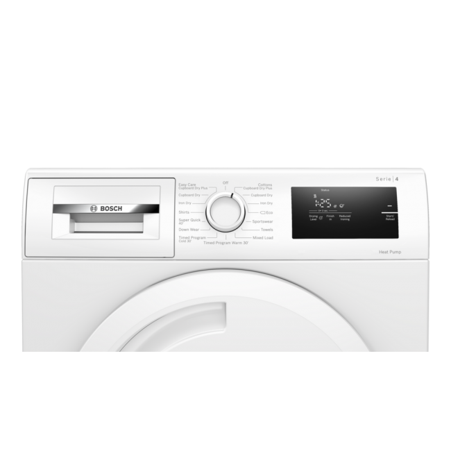 Bosch WTH84001GB 8kg Heat Pump Tumble Dryer - White