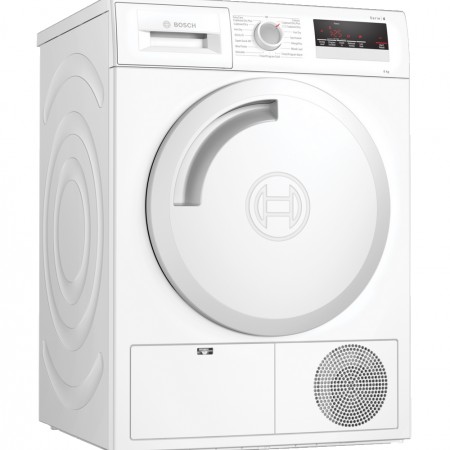 Bosch WTN83201GB 8kg Condenser Tumble Dryer - White - B Rated   2 Yr Warranty