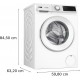 Series 6 Washing machine, front loader 10 kg max. 1400 rpm