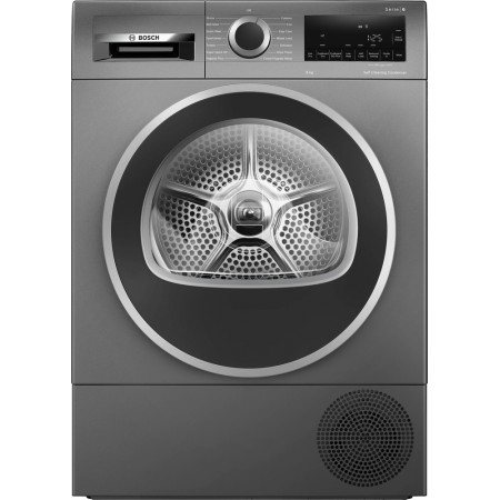 Series 6 Heat pump tumble dryer 9 kg Cast iron grey