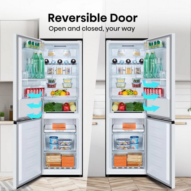 Hisense RB390N4WWE 59.5cm 70/30 Frost Free Fridge Freezer - 2YR warranty-- Hisense RB390N4WWE 59.5cm 70/30 Frost Free Fridge Freezer - 2YR warranty--