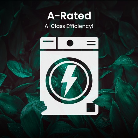 Hisense WF1Q7021BW 7kg 1200 Spin, Steam Washing Machine - White