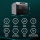 Hisense BI622AXPGUK 59.5cm Built In Electric Single Oven - Black & Stainless Steel