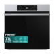 Hisense BI622AXPGUK 59.5cm Built In Electric Single Oven - Black & Stainless Steel