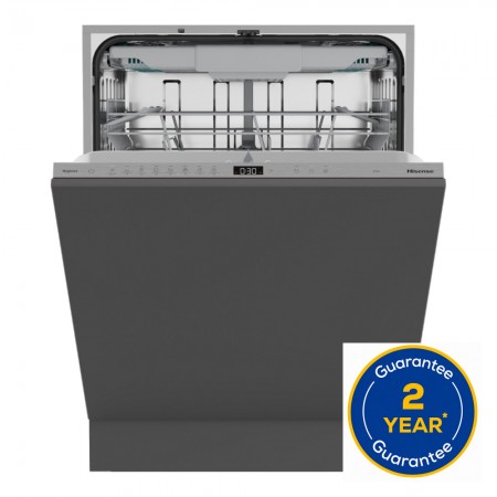 Hisense HV663A60UK Full-Size Fully Integrated Dishwasher - 16 Place Settings