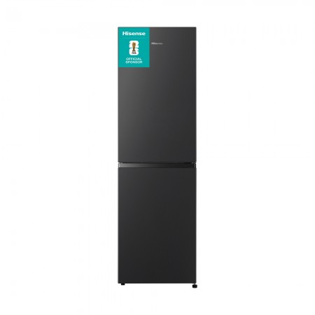 Hisense RB327N4BBE 55cm 50/50 Total No Frost Fridge Freezer - Black Steel