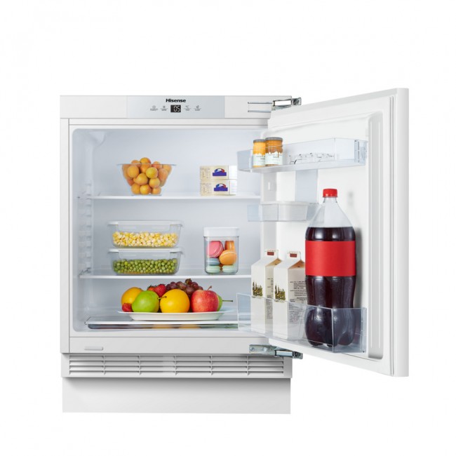 Hisense RUL178D4AWE 59.5cm Intergrated Undercounter Larder Fridge - White