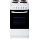 Haden HES50W 50cm Single Oven Electric Cooker - White