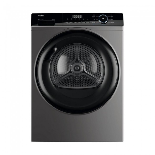 Haier HD90-A2939S-UK 9kg Heat Pump Tumble Dryer - Graphite++2Yr Warranty++