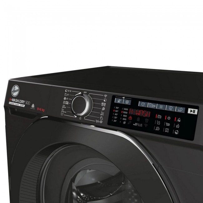 Hoover HD496AMBCB/1-80 9kg/6kg 1400 Spin Washer Dryer - Black Hoover HD496AMBCB/1-80 9kg/6kg 1400 Spin Washer Dryer - Black