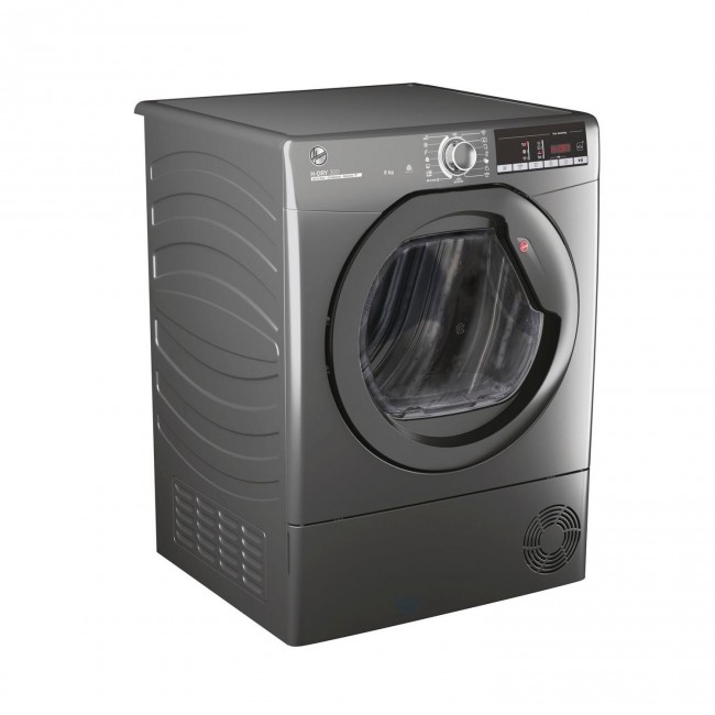 Hoover HLEC8TRGR 8KG Condenser Tumble Dryer - Graphite