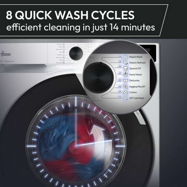 Hoover HGWD 485S8C-80 8kg/5kg 1400 Spin Washer Dryer - White