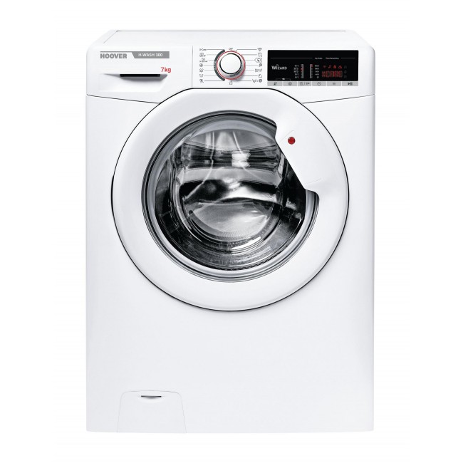 Hoover H3W47TE 7kg 1400 Spin Washing Machine - White - Hoover H3W47TE 7kg 1400 Spin Washing Machine - White -