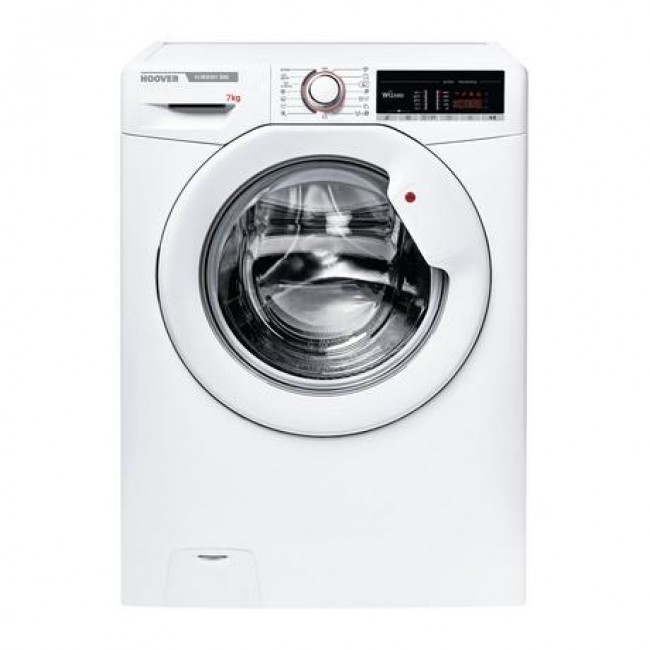 Hoover H3W47TE 7kg 1400 Spin Washing Machine - White - Hoover H3W47TE 7kg 1400 Spin Washing Machine - White -